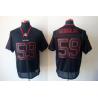 [NEW,Lights-Out]Whitney Mercilus Football Jersey -Houston #59 Black Jersey