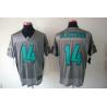 [NEW,Gray-Shadow]Justin Blackmon Football Jersey -Jacksonville #14 Gray Jersey