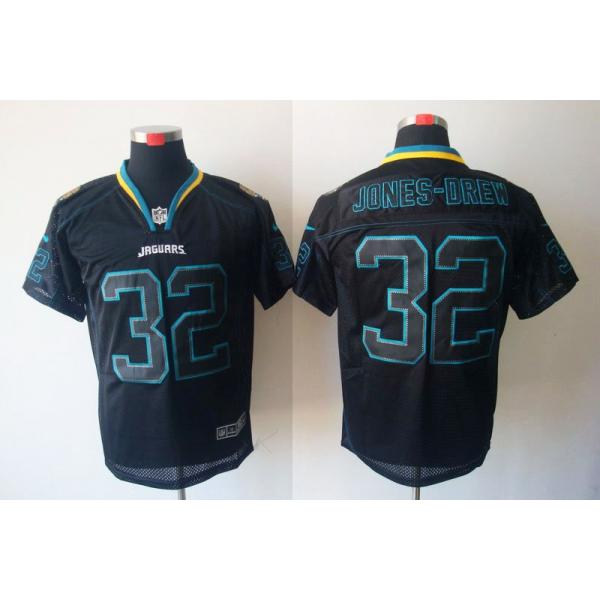 [NEW,Lights-Out]Maurice Jones-Drew Football Jersey -Jacksonville #32 Black Jersey