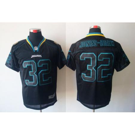 [NEW,Lights-Out]Maurice Jones-Drew Football Jersey -Jacksonville #32 Black Jersey