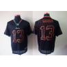 [NEW,Lights-Out]Dan Marino Football Jersey -Miami #13 Black Jersey