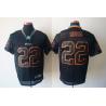 [NEW,Lights-Out]Reggie Bush Football Jersey -Miami #22 Black Jersey