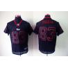 [NEW,Lights-Out]Wes Welker Football Jersey -New England #83 Black Jersey