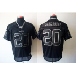 [NEW,Lights-Out]Darren McFadden Football Jersey -Oakland #20 Black Jersey