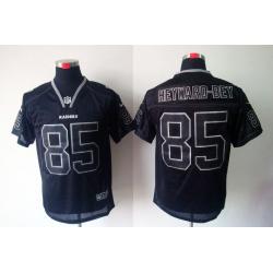 [NEW,Lights-Out]Darrius Heyward-Bey Football Jersey -Oakland #85 Black Jersey