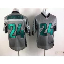 [NEW,Gray-Shadow]Nnamdi Asomugha Football Jersey -Philadelphia #24 Gray Jersey