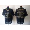 [NEW,Lights-Out]Steven Jackson Football Jersey -St. Louis  #39 Black Jersey