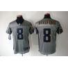 [NEW,Gray-Shadow]Sam Bradford Football Jersey -St. Louis  #8 Gray Jersey