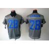 [NEW,Gray-Shadow]Chris Johnson Football Jersey -Tennessee #28 Gray Jersey