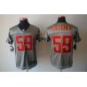 [NEW,Gray-Shadow]London Fletcher Football Jersey -Washington #59 Gray Jersey