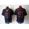 [NEW,Lights-Out]Ryan Kerrigan Football Jersey -Washington #91 Black Jersey