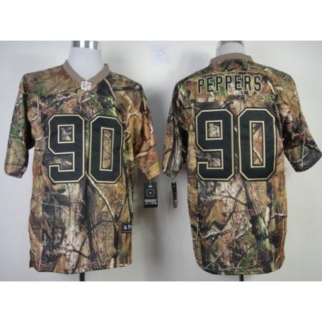 Julius Peppers football jersey -Chicago #90 jersey(Camo)