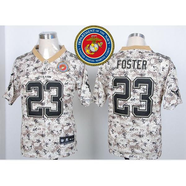 Arian Foster football jersey -Houston #23 jersey(MCCUU,Desert Digital Camo I)