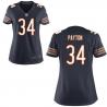 PAYTON Chicago #34 Womens Football Jersey - Walter Payton Womens Football Jersey (Blue)_Free Shipping