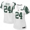 REVIS NY-Jet #24 Womens Football Jersey - Darrelle Revis Womens Football Jersey (White)_Free Shipping