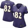 SMITH Baltimore #82 Womens Football Jersey - Torrey Smith Womens Football Jersey (Purple)_Free Shipping