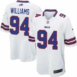 WILLIAMS Buffalo #94 Womens Football Jersey - Mario Williams Womens Football Jersey (White)_Free Shipping