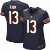 KNOX Chicago #13 Womens Football Jersey - Johnny Knox Womens Football Jersey (Blue)_Free Shipping