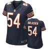 URLACHER Chicago #54 Womens Football Jersey - Brian Urlacher Womens Football Jersey (Blue)_Free Shipping