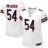 URLACHER Chicago #54 Womens Football Jersey - Brian Urlacher Womens Football Jersey (White)_Free Shipping