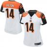 DALTON Cincinnati #14 Womens Football Jersey - Andy Dalton Womens Football Jersey (White)_Free Shipping