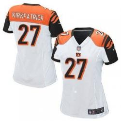 KIRKPATRICK Cincinnati #27 Womens Football Jersey - Dre Kirkpatrick Womens Football Jersey (White)_Free Shipping