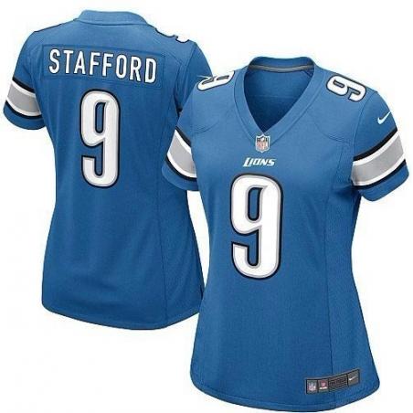 Detroit #9 Matthew Stafford womens jersey Free shipping