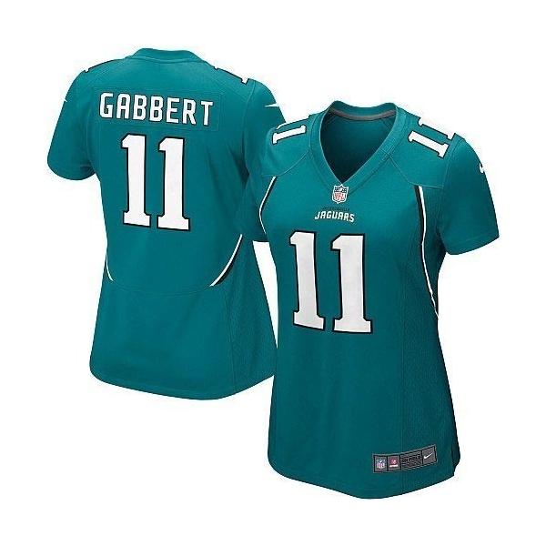 GABBERT Jacksonville #11 Womens Football Jersey - Blaine Gabbert Womens Football Jersey (Green)_Free Shipping