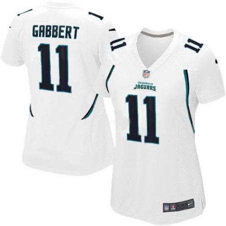 GABBERT Jacksonville #11 Womens Football Jersey - Blaine Gabbert Womens Football Jersey (White)_Free Shipping