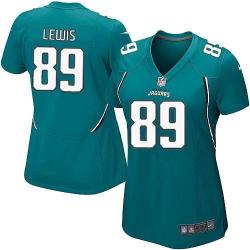 LEWIS Jacksonville #89 Womens Football Jersey - Marcedes Lewis Womens Football Jersey (Green)_Free Shipping