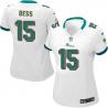 BESS Miami #15 Womens Football Jersey - Davone Bess Womens Football Jersey (White)_Free Shipping