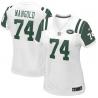 MANGOLD NY-Jet #74 Womens Football Jersey - Nick Mangold Womens Football Jersey (White)_Free Shipping