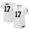 MOORE Oakland #17 Womens Football Jersey - Denarius Moore Womens Football Jersey (White)_Free Shipping