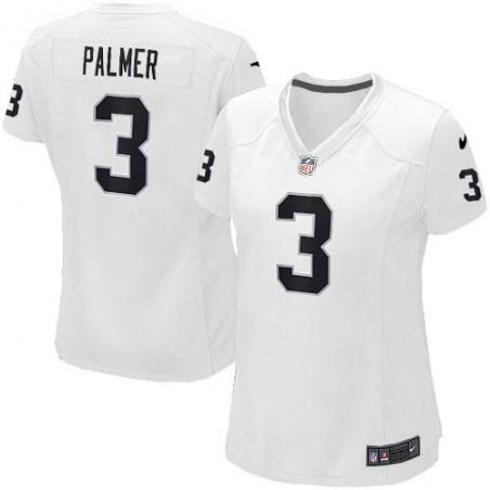 PALMER Oakland #3 Womens Football Jersey - Carson Palmer Womens Football Jersey (White)_Free Shipping