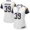 JACKSON St Louis #39 Womens Football Jersey - Steven Jackson Womens Football Jersey (White)_Free Shipping