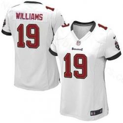 WILLIAMS Tampa Bay #19 Womens Football Jersey - Mike Williams Womens Football Jersey (White)_Free Shipping