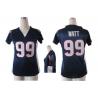 [Fashion I] WATT Houston #99 Womens Football Jersey - J.J. Watt Womens Football Jersey (Blue)_Free Shipping