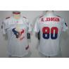 [FEM FAN II] JOHNSON Houston #80 Womens Football Jersey - Andre Johnson Womens Football Jersey (White)_Free Shipping