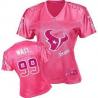 [FEM FAN II] WATT Houston #99 Womens Football Jersey - J.J Watt Womens Football Jersey (Red)_Free Shipping