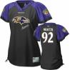 [Field Flirt Fashion II] NGATA Baltimore #92 Womens Football Jersey - Haloti Ngata Womens Football Jersey (Black)_Free Shipping