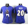 [Portrait Fashion] REED Baltimore #20 Womens Football Jersey - Ed Reed Womens Football Jersey (Purple)_Free Shipping