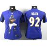 [Portrait Fashion] NGATA Baltimore #92 Womens Football Jersey - Haloti Ngata Womens Football Jersey (Purple)_Free Shipping