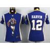 [Portrait Fashion] HARVIN Minnesota #12 Womens Football Jersey - Percy Harvin Womens Football Jersey (Purple)_Free Shipping