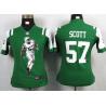 [Portrait Fashion] SCOTT NY-Jet #57 Womens Football Jersey - Bart Scott Womens Football Jersey (Green)_Free Shipping