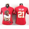 [Portrait Fashion] TAYLOR Washington #21 Womens Football Jersey - Sean Taylor Womens Football Jersey (Red)_Free Shipping