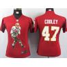 [Portrait Fashion] COOLEY Washington #47 Womens Football Jersey - Chris Cooley Womens Football Jersey (Red)_Free Shipping