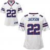 [Rbk Team Jersey] JACKSON Buffalo #22 Womens Football Jersey - Fred Jackson Womens Football Jersey (White)_Free Shipping