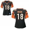 [Rbk Team Jersey] GREEN Cincinnati #18 Womens Football Jersey - A.J. Green Womens Football Jersey (Black)_Free Shipping