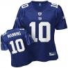 [Rbk Team Jersey] MANNING NY-Giant #10 Womens Football Jersey - Eli Manning Womens Football Jersey (Blue)_Free Shipping