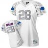 [Zebra Field Flirt] SPILLER Buffalo #28 Womens Football Jersey - C.J. Spiller Womens Football Jersey (White)_Free Shipping